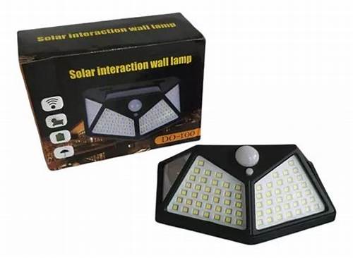 LAMPARA SOLAR IMPERMEABLE CON SENSOR