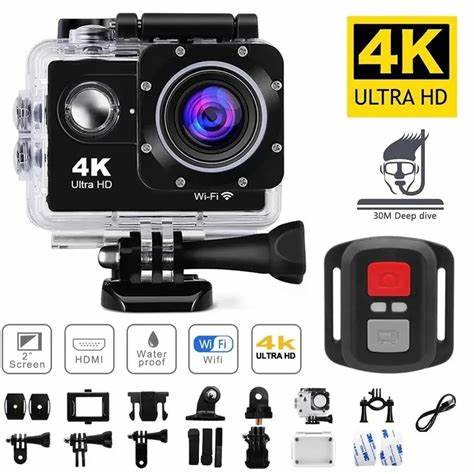 CAMARA 4K 2'' ULTRA HD 1080P CAM ACTION